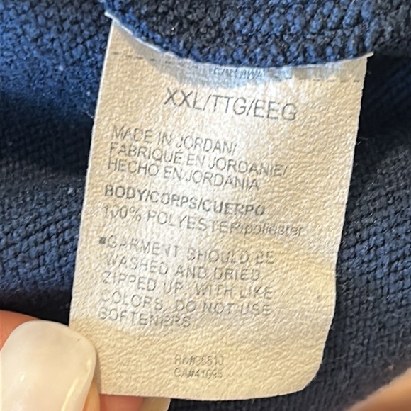 Under Armour Men’s Navy Zip Up Size 2XL - Picture 5 of 5